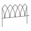 4-tlg. Beetzaun In Schwarz