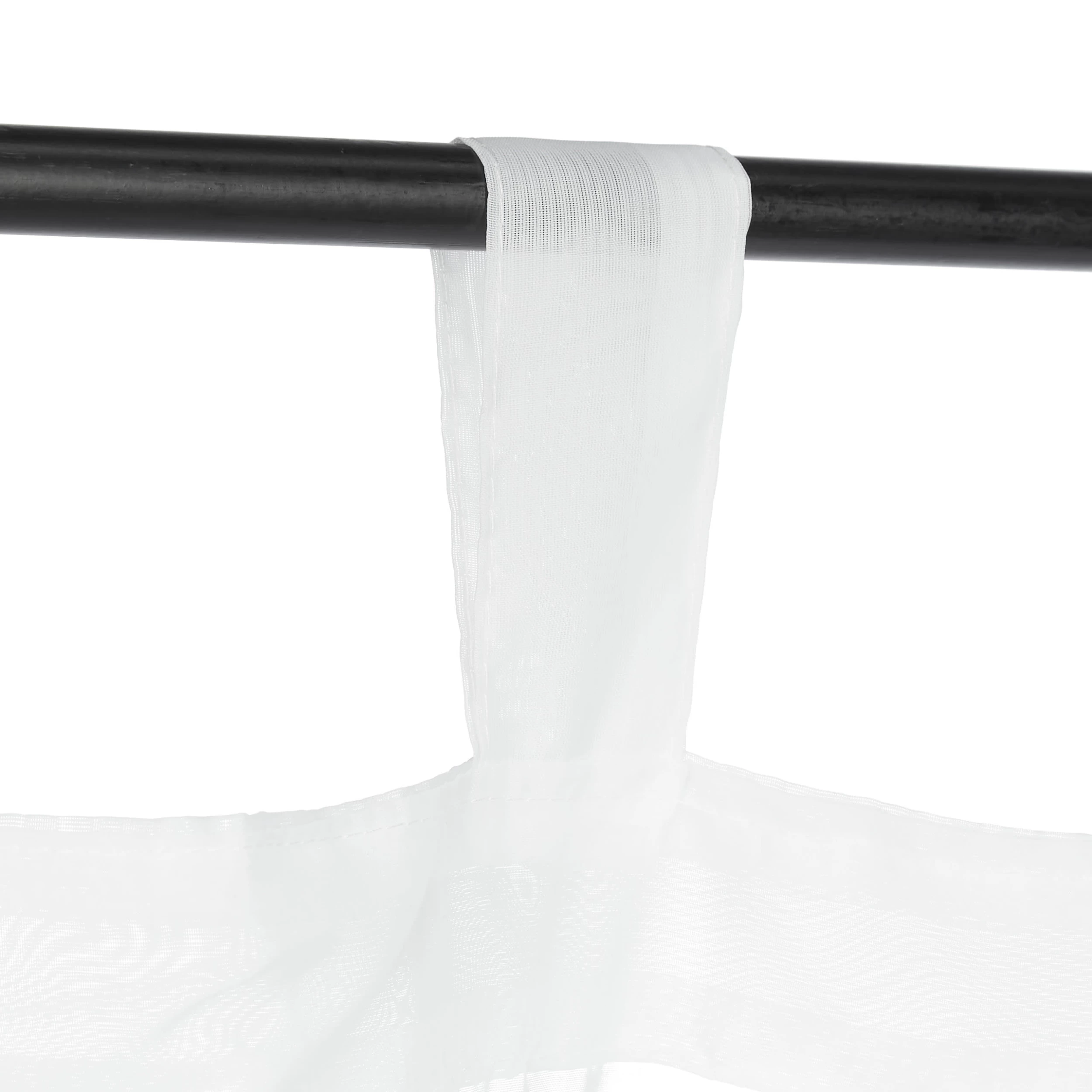 4 X Gardine In Weiß - (B)140 X (H)245 Cm – Bild 6