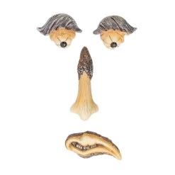 4tlg. Baumgesicht In Mehrfarbig