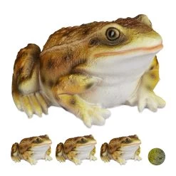 4x Froschfigur In Gelb