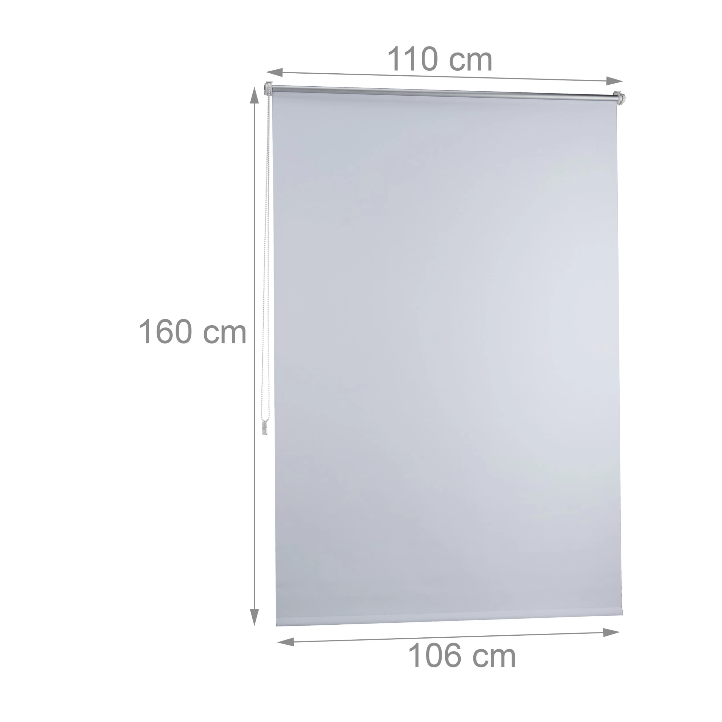 4x Thermorollo In Weiß - (B)110 X (H)160 Cm – Bild 4