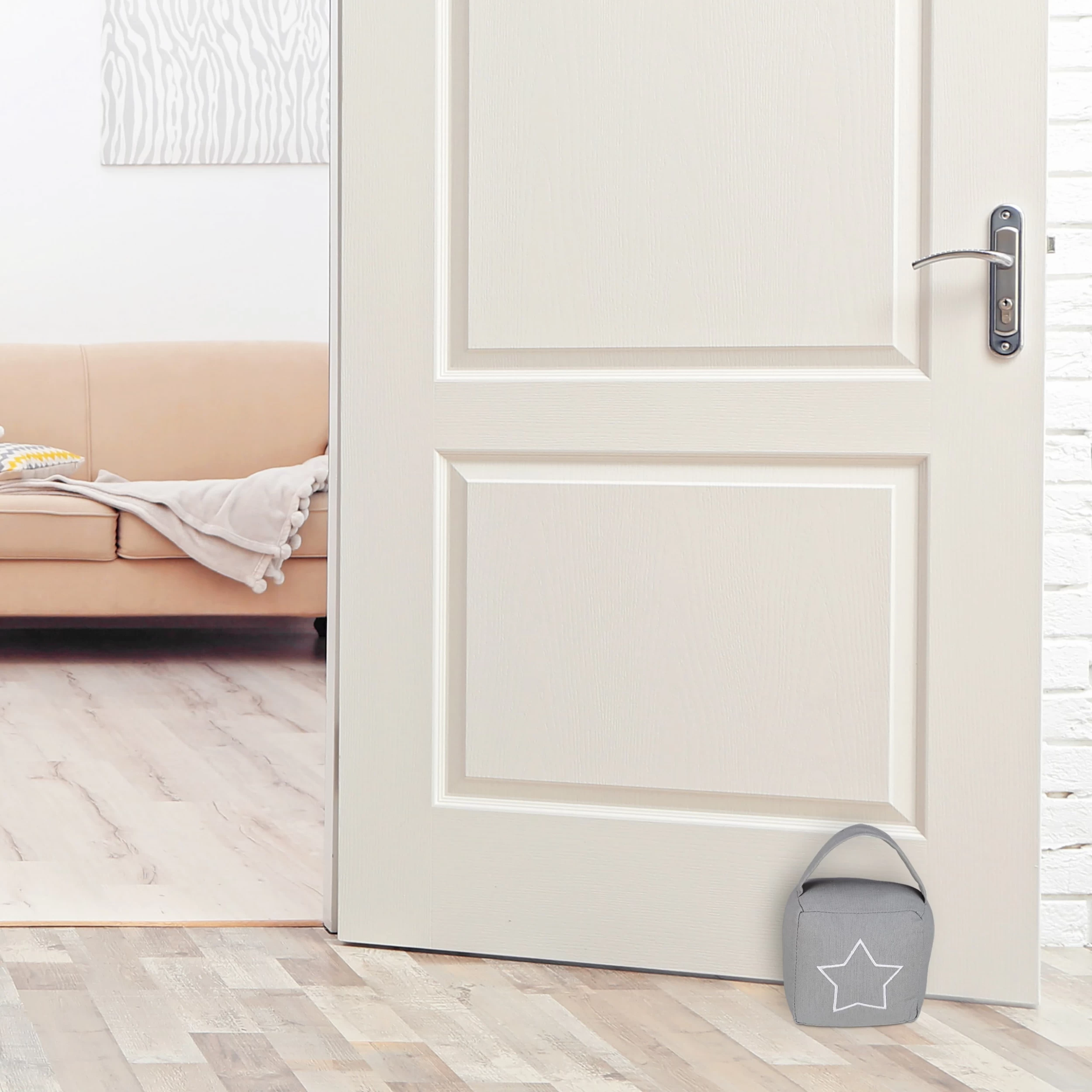 4x Türstopper "Sack" In Grau – Bild 2