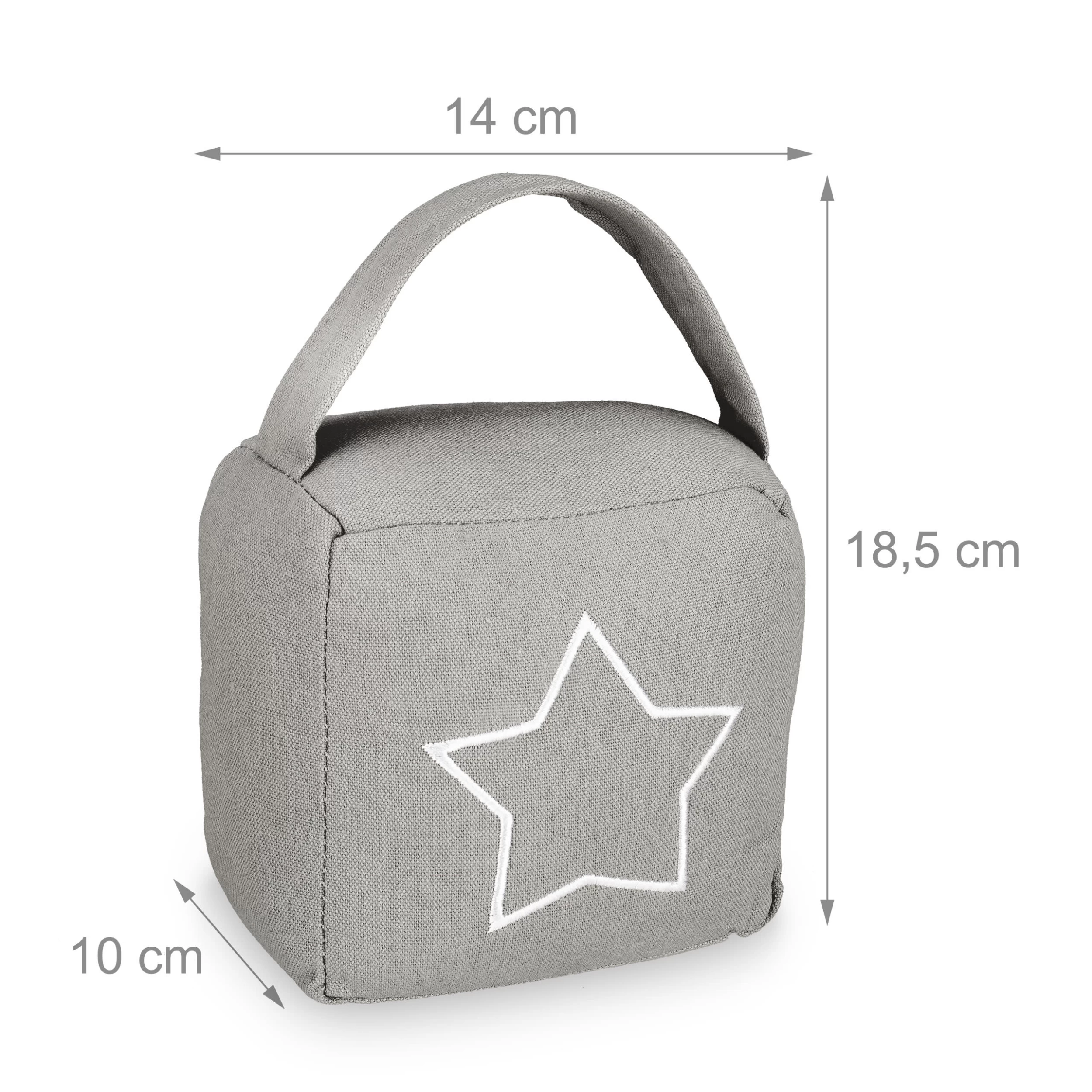 4x Türstopper "Sack" In Grau – Bild 4