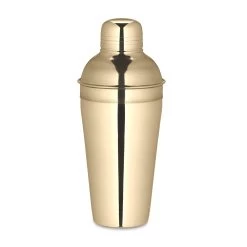 5tlg. Cocktail Shaker Set In Gold