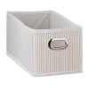 5x Aufbewahrungskorb In Weiß - (B)15 X (H)14 X (T)31 Cm