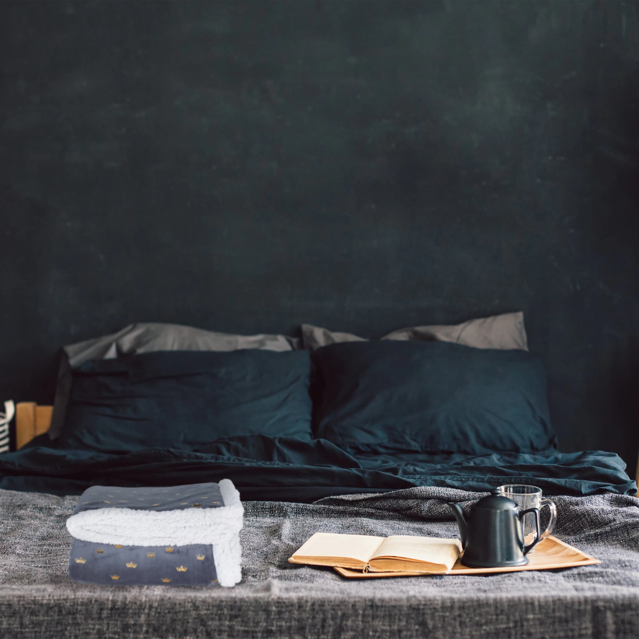 5x Kuscheldecke In Grau/ Weiß - (B)150 X (T)200 Cm – Bild 3