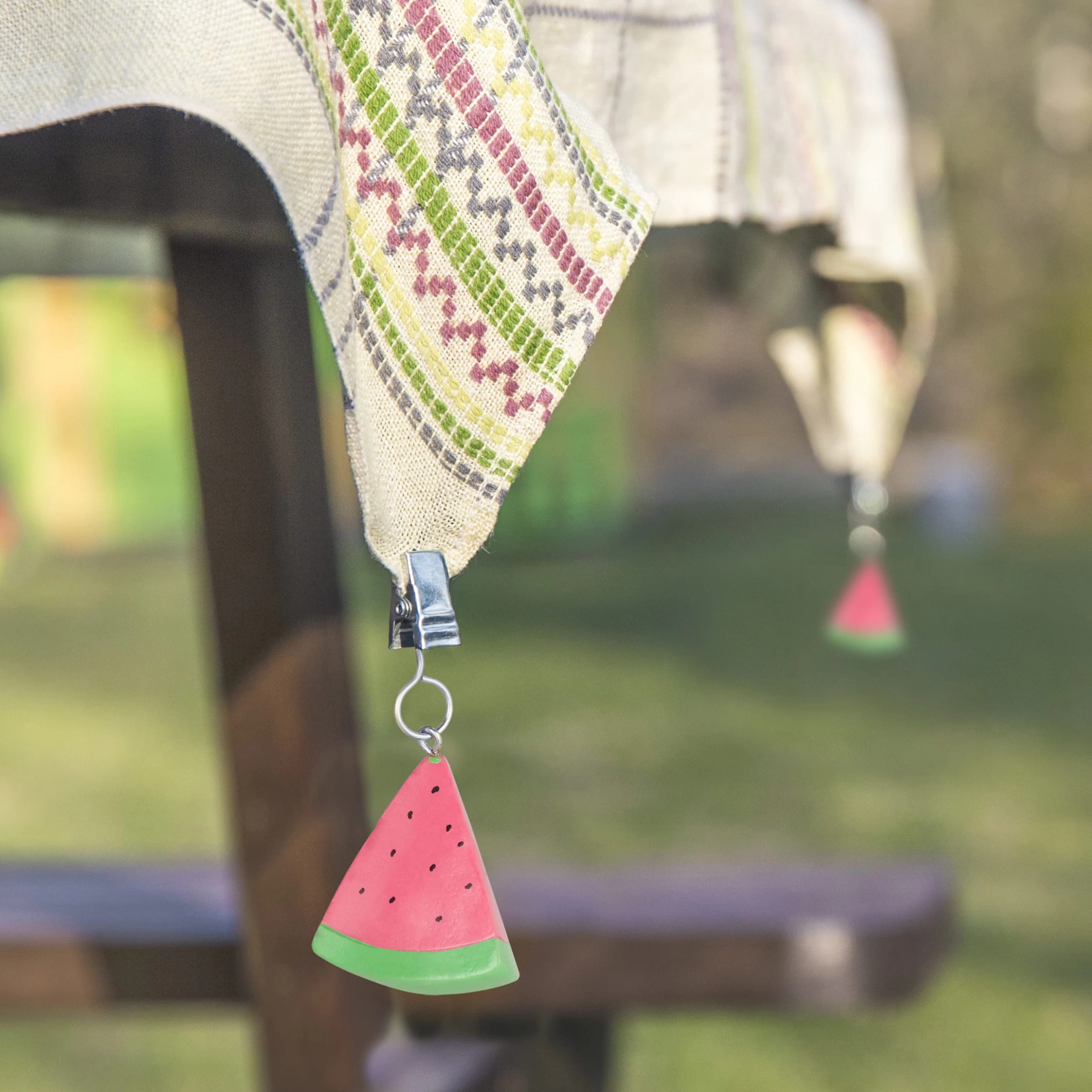 8x Tischdeckenbeschwerer "Melone" In Pink – Bild 2