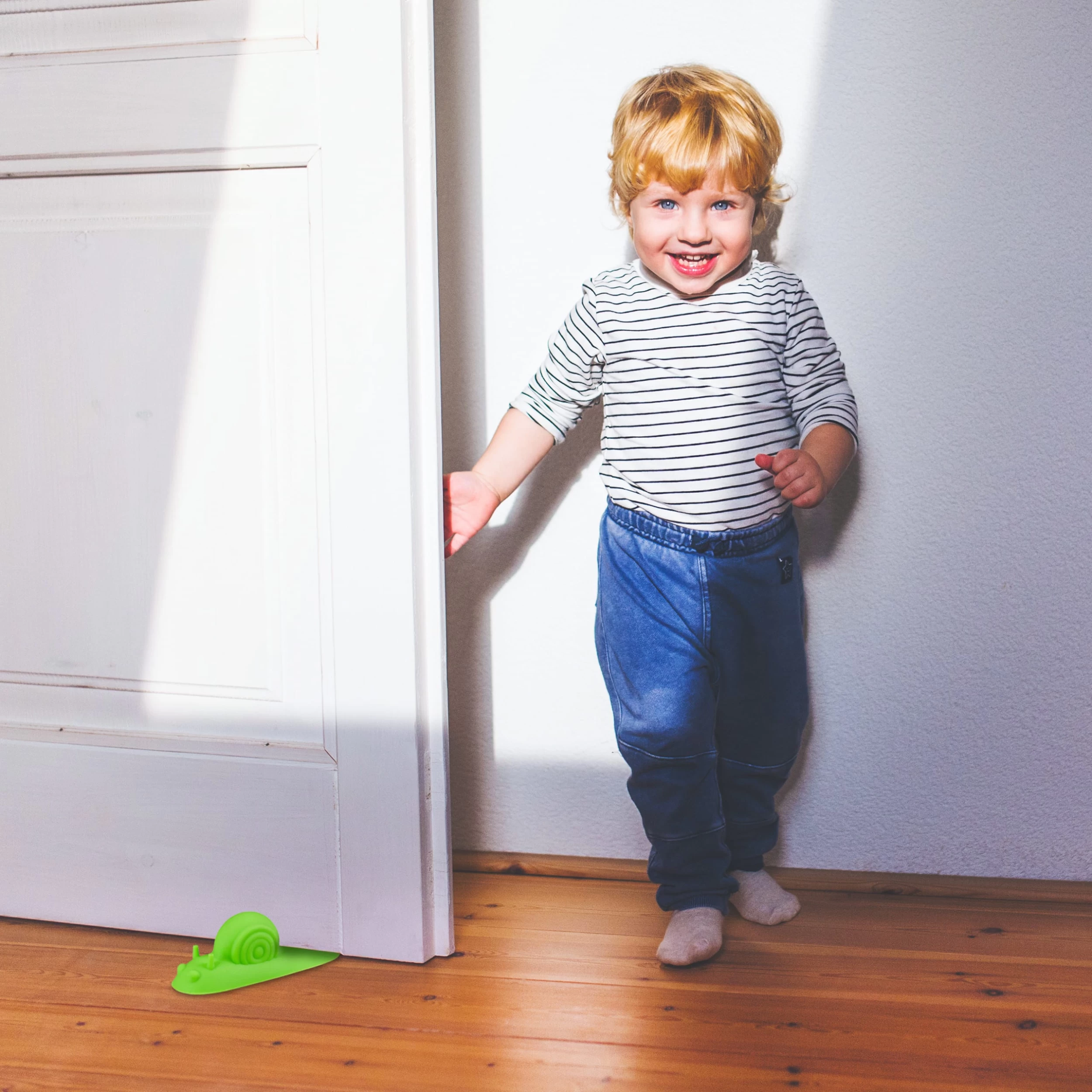 8x Türstopper "Schnecke" In Grau – Bild 5