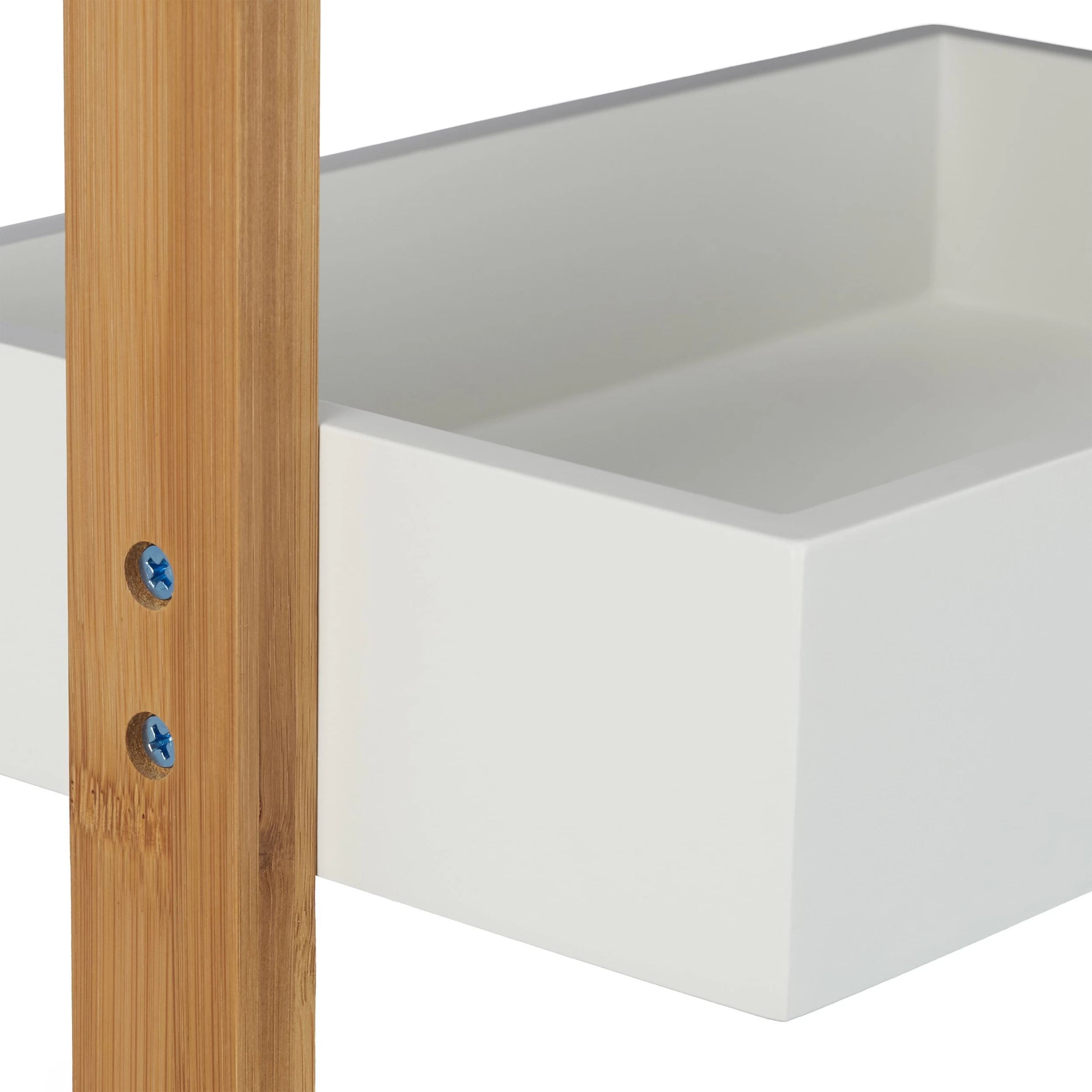 Badregal In Weiß/Natur - (B)30 X (H)76 X (T)18,5 Cm – Bild 4