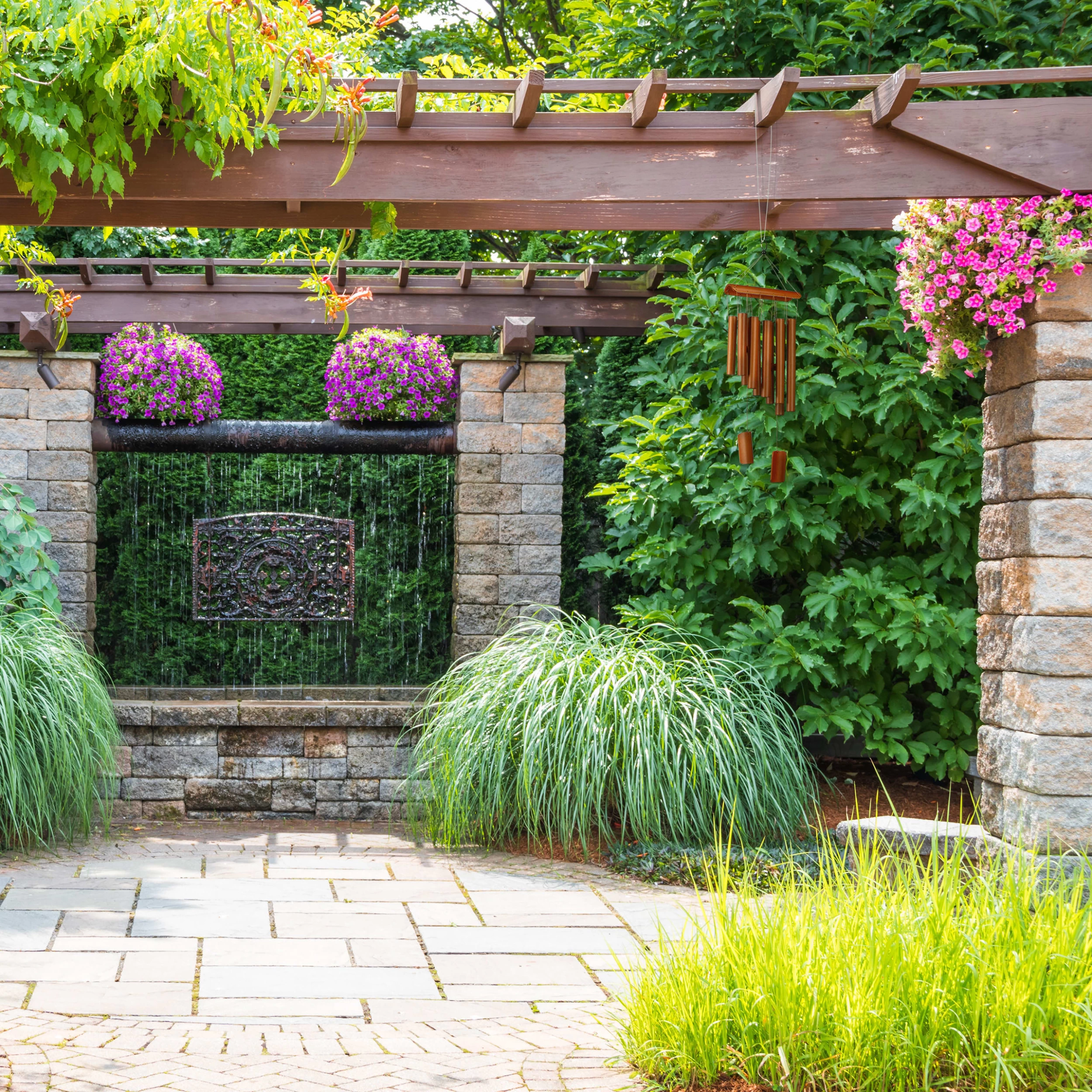 Bambus Windspiel In Natur - (B)18,5 X (H)58,5 X (T)6,5 Cm – Bild 5