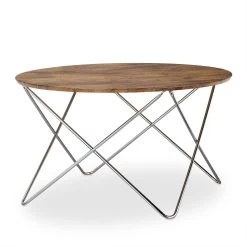 Beistelltisch In Natur - (H)50 X Ø 90 Cm,