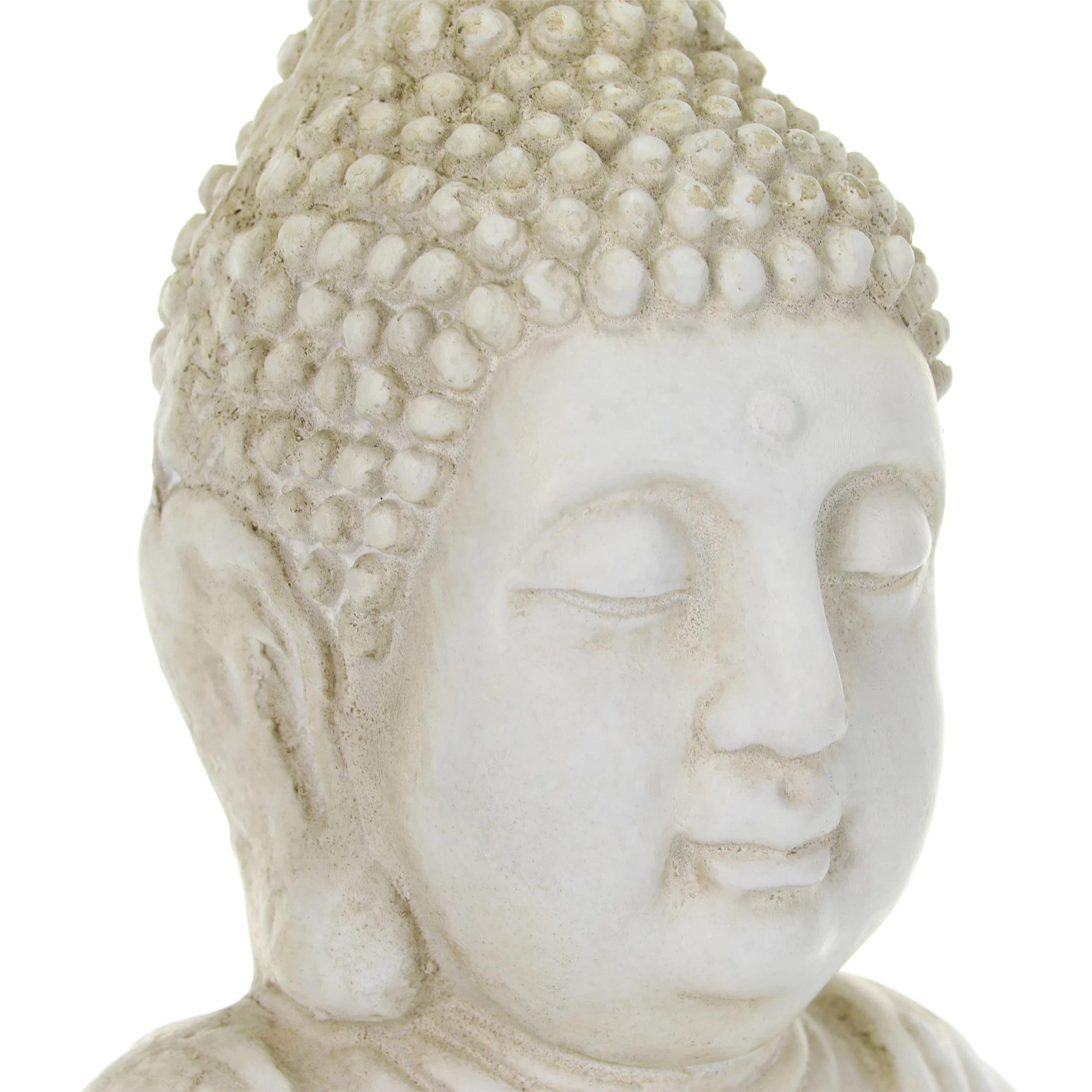Buddhafigur In Creme - (B)33 X (H) 50 X (T)26 Cm – Bild 7