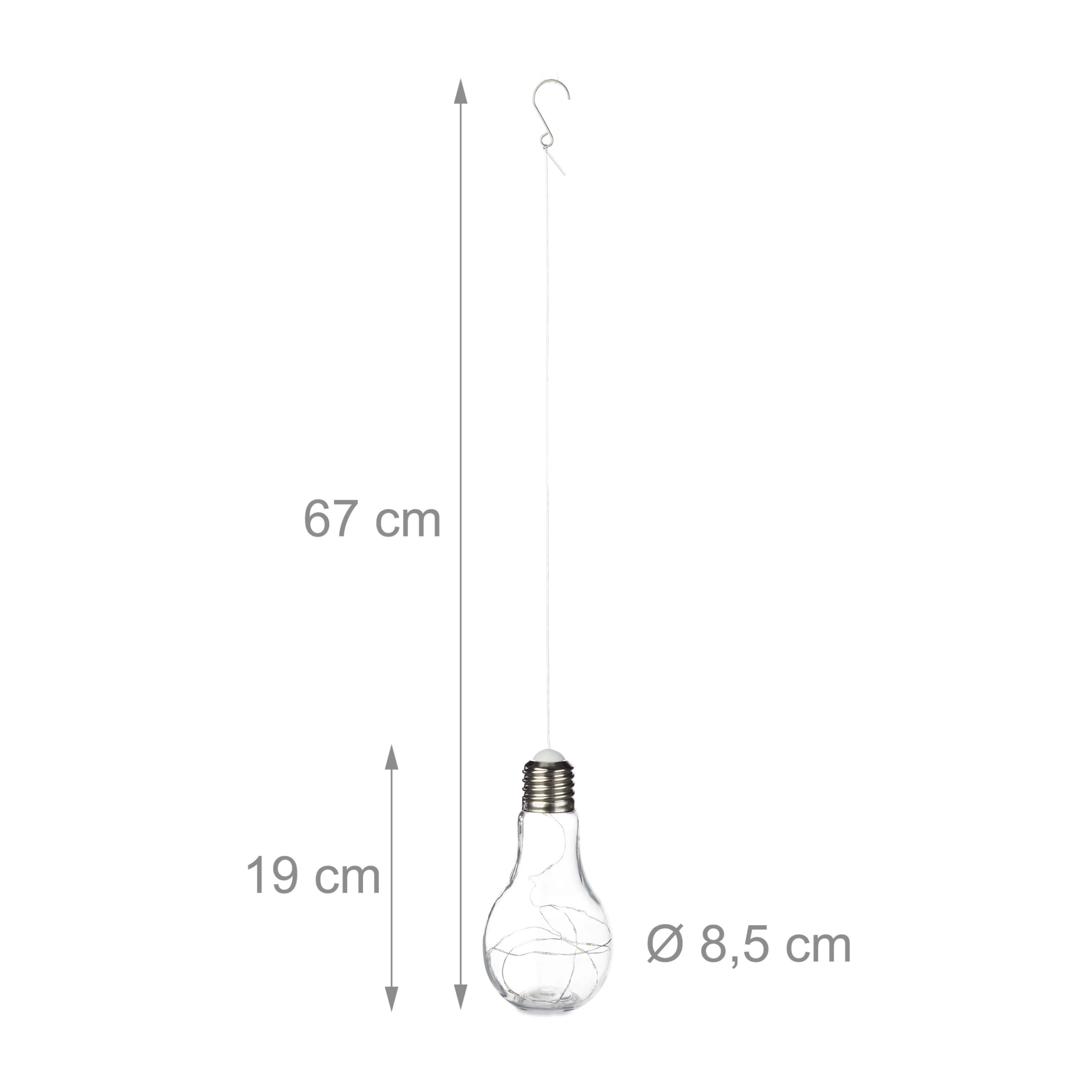 Deko Glühbirne In Transparent – Bild 4