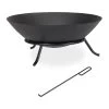 Feuerschale In Schwarz - (H)24 X Ø 57 Cm