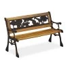 Gartenbank Kinder In Natur - (B)83 X (H)120 X (T)37 Cm