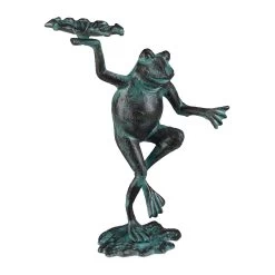 Gartenfigur Frosch In Grün