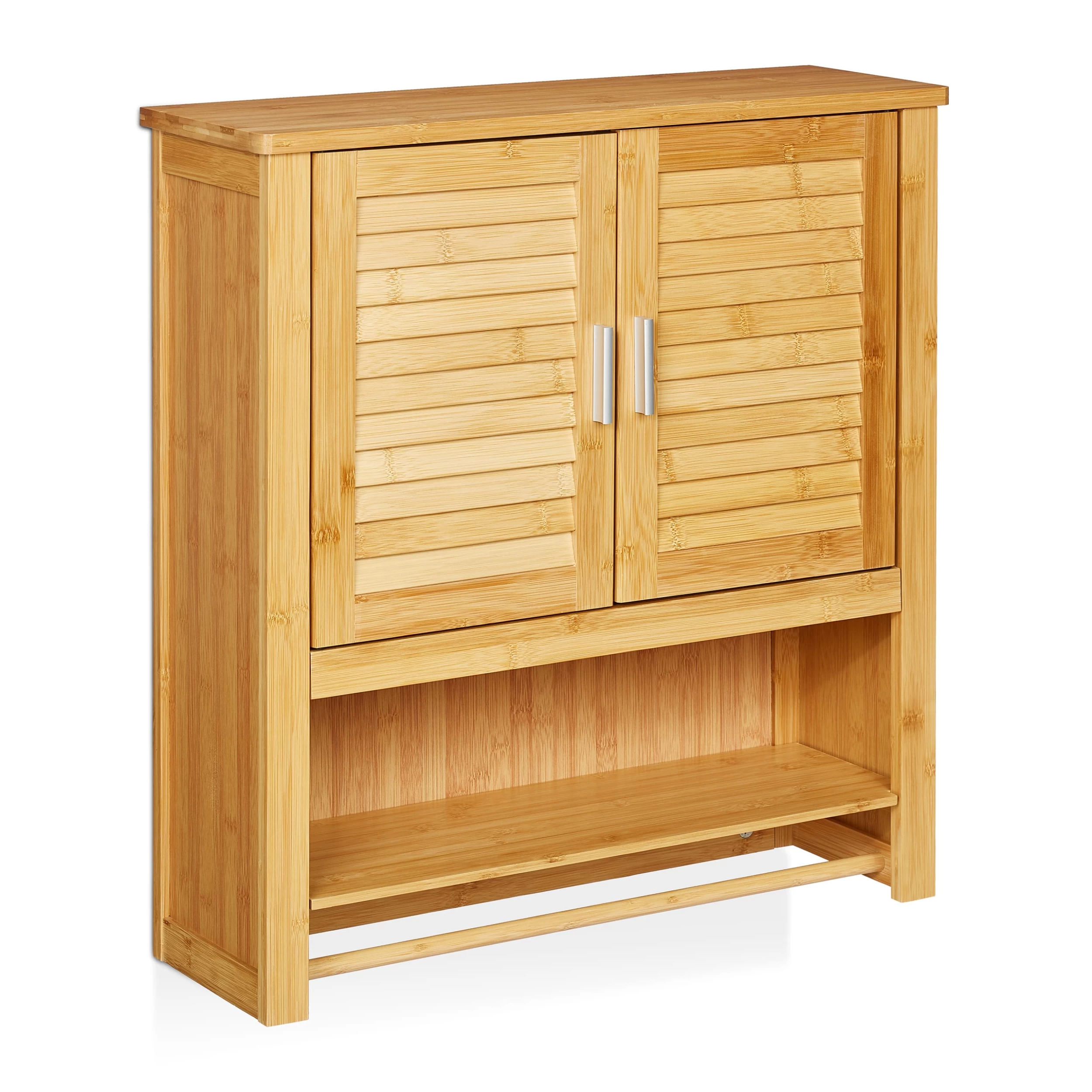 Hängeschrank Lamell In Natur - (B)62 X (H)66 X (T)30 Cm