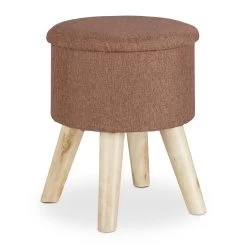 Hocker In Braun - (B)31,5 X (H)36 X (T)31,5 Cm