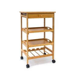 Küchenrollwagen In Natur - (B)50 X (H)80,5 X (T)37 Cm