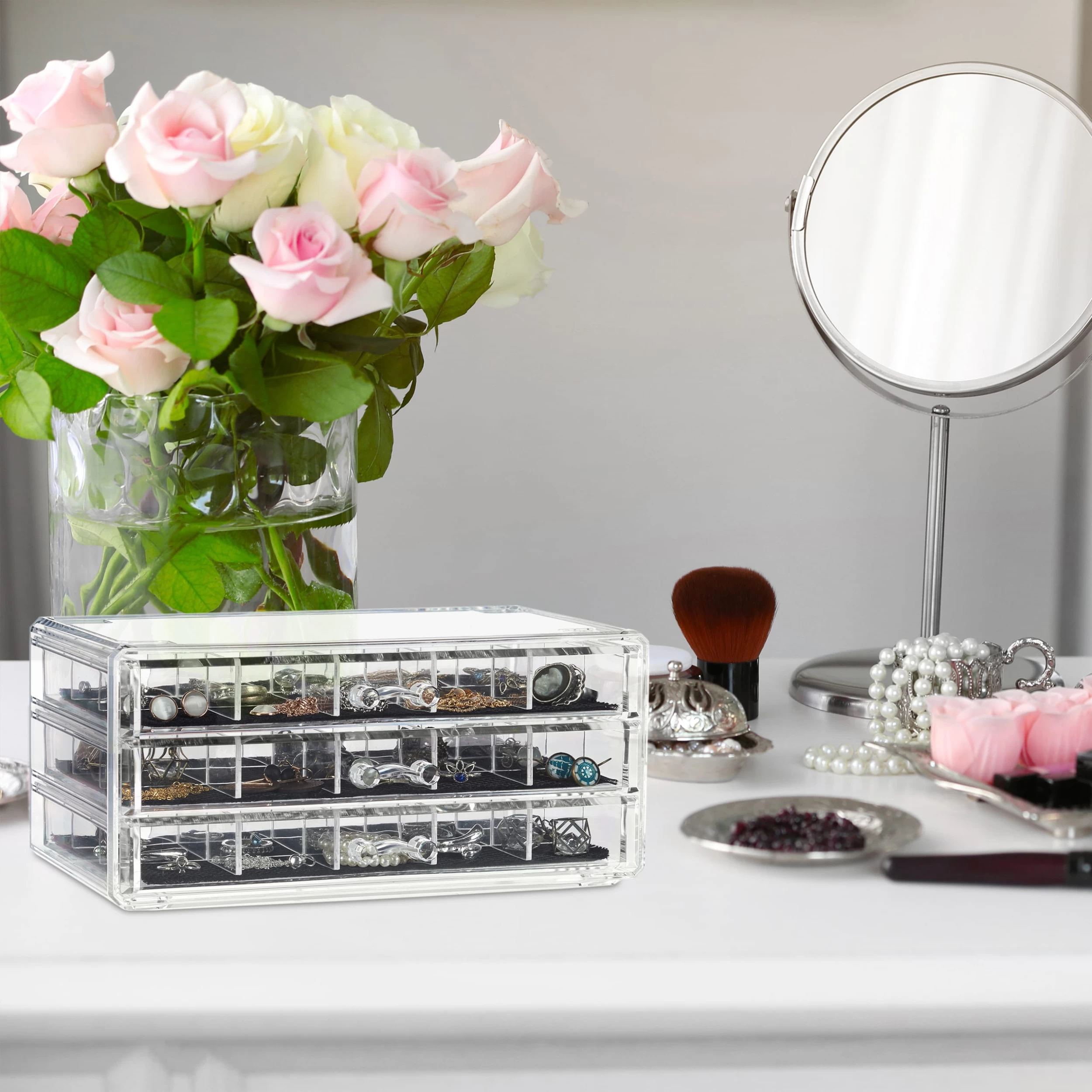 Makeup Organizer In Transparent – Bild 2