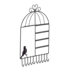 Schmuckhalter In Schwarz - (B)25,5x (H)44,5 X (T)4,5 Cm