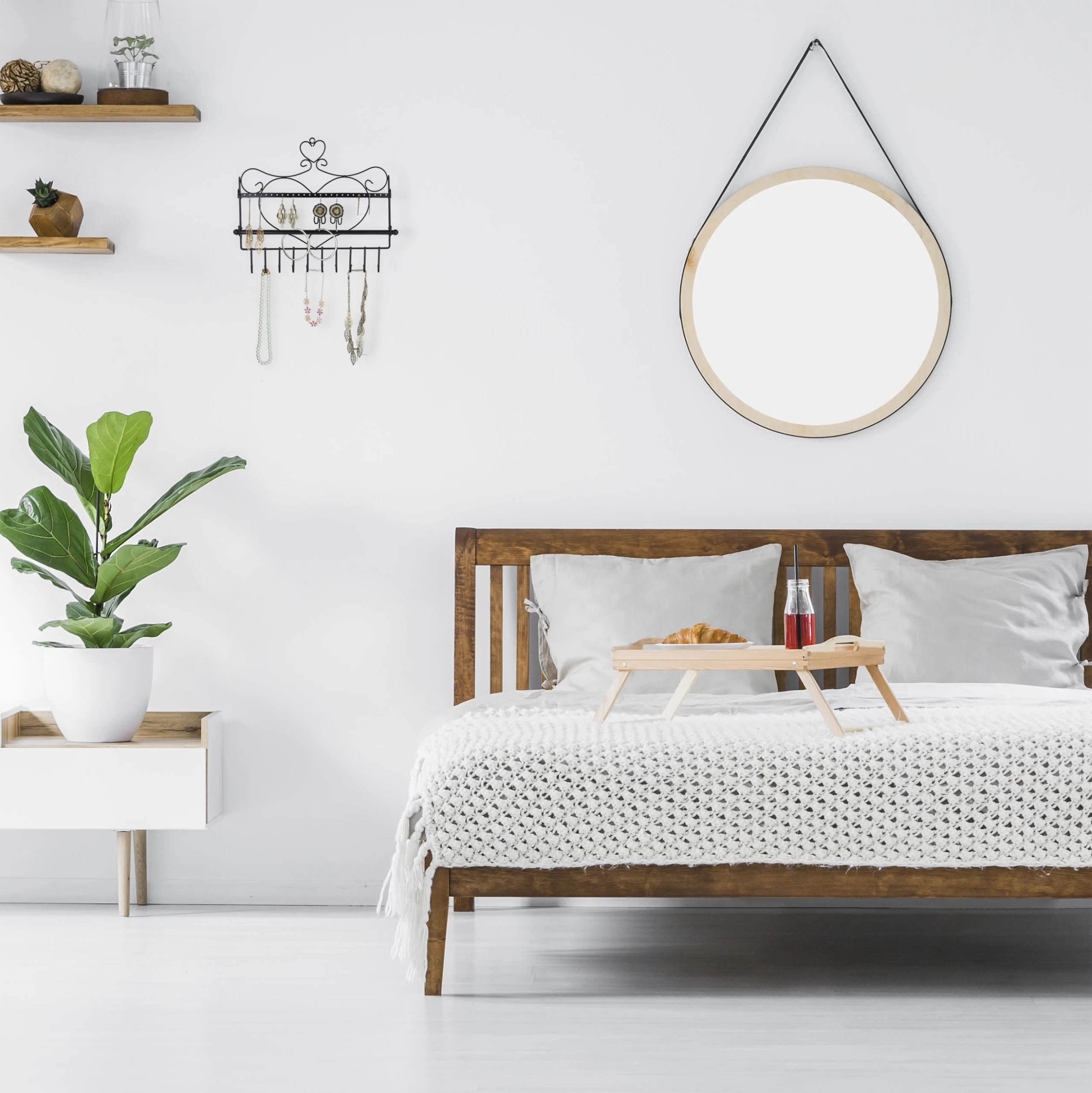 Schmuckhalter In Schwarz - (B)36,5x (H)30 X (T)3,5 Cm – Bild 2