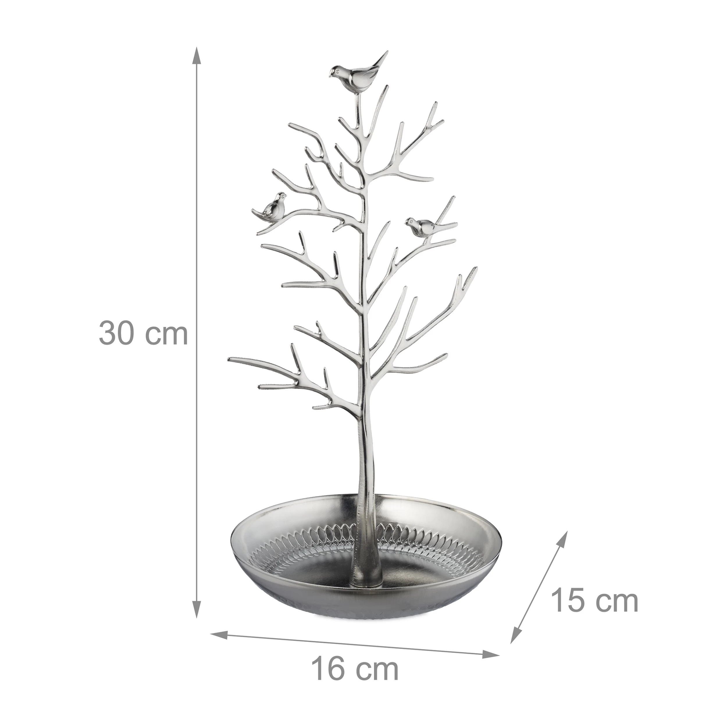 Schmuckständer "Baum" In Silber – Bild 4