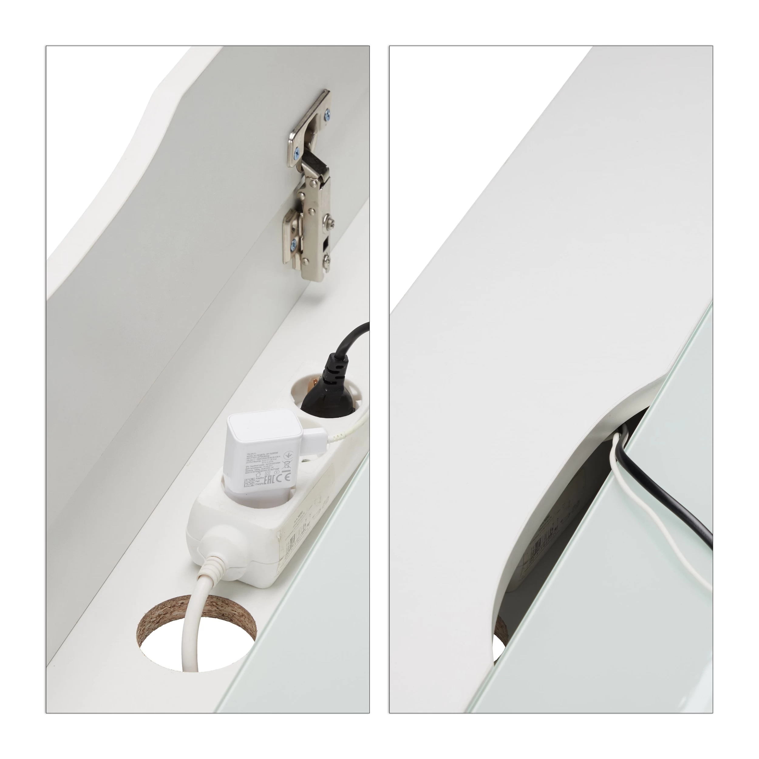 Schreibtisch In Weiß - (B)110 X (H)78 X (T)55 Cm – Bild 6