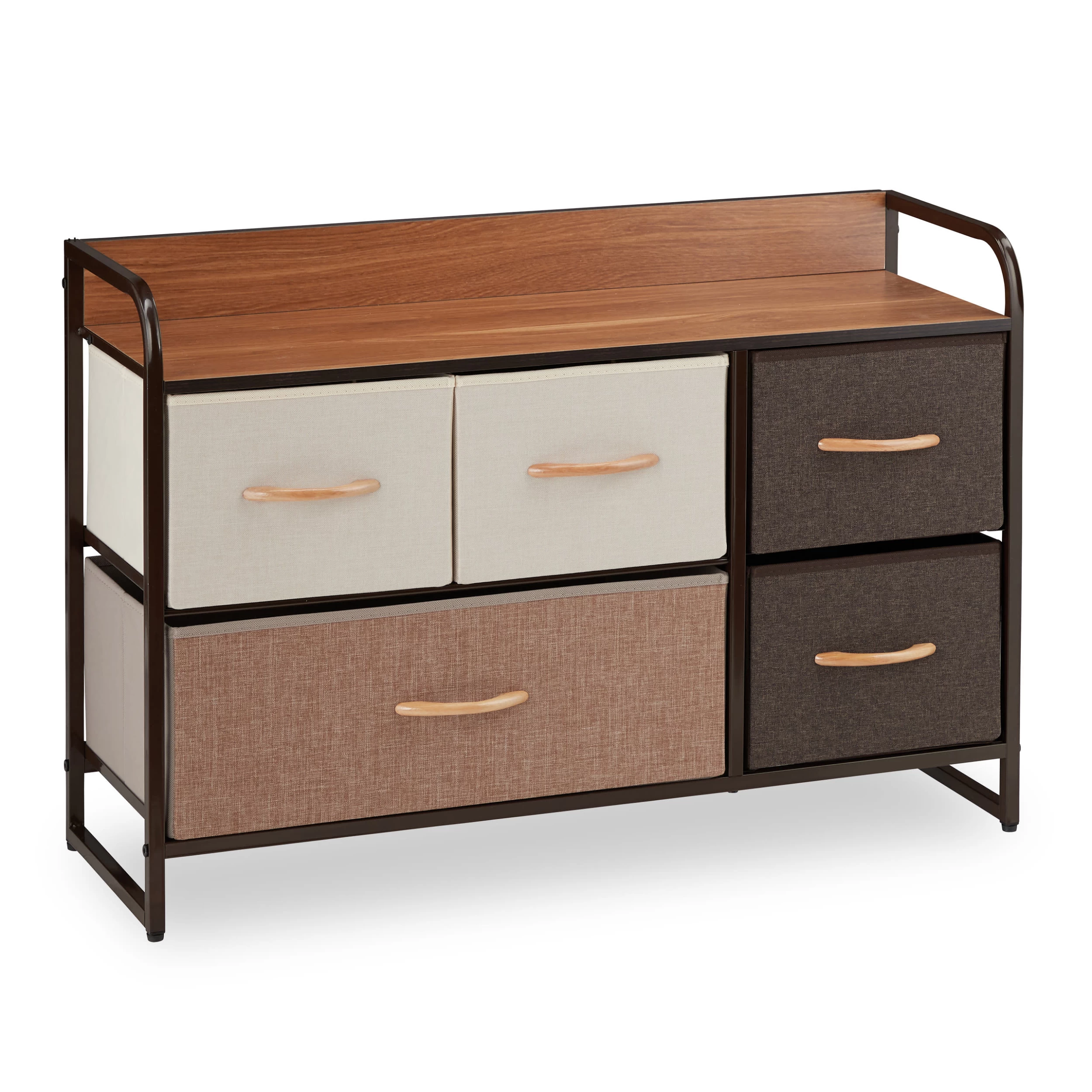 Schubladenschrank In Braun - (B)87,5 X (H)58 X (T)31,5 Cm