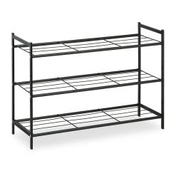 Schuhregal In Schwarz - (B)70 X (H)50 X (T)26 Cm