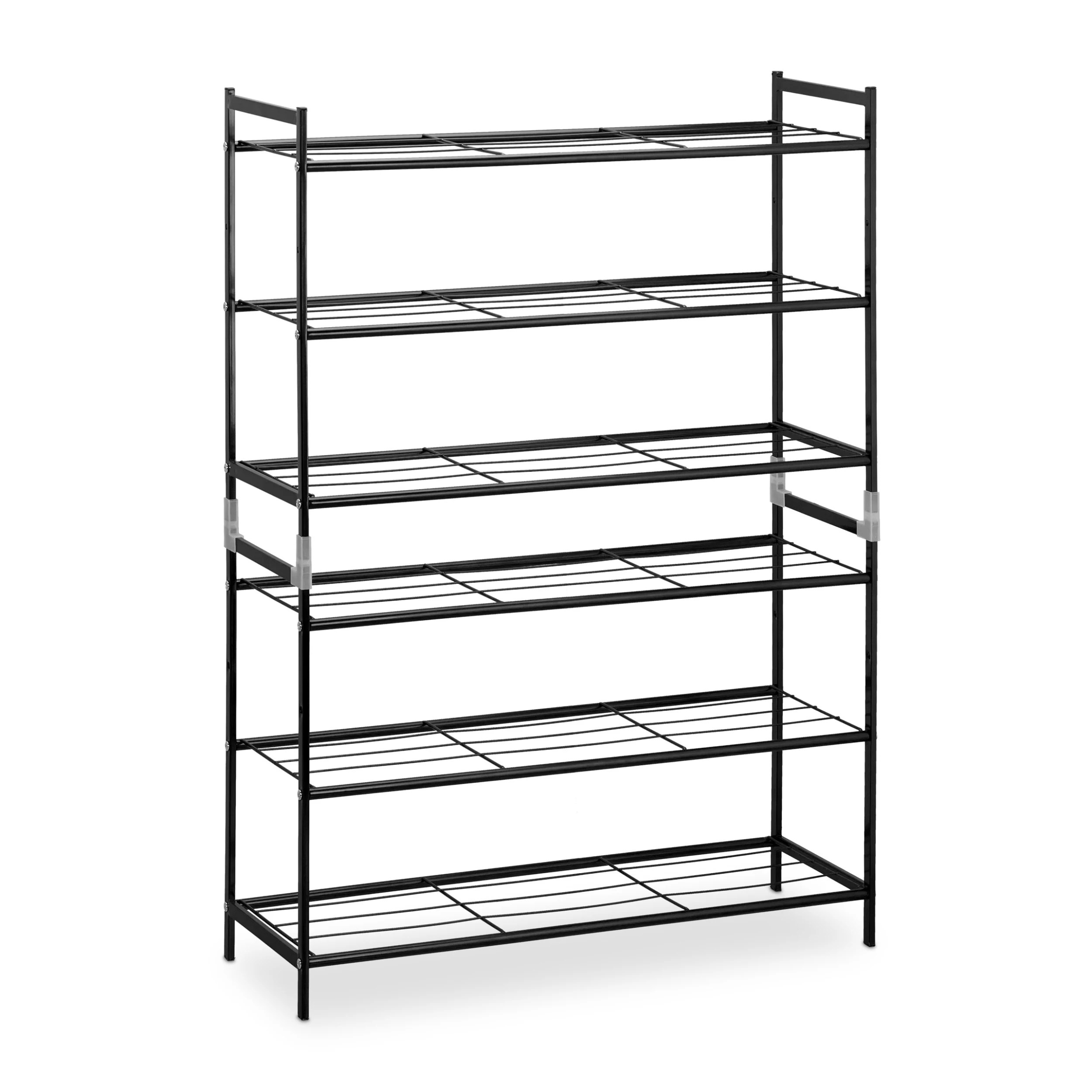 Schuhregal In Schwarz - (B)70 X (H)50 X (T)26 Cm – Bild 6