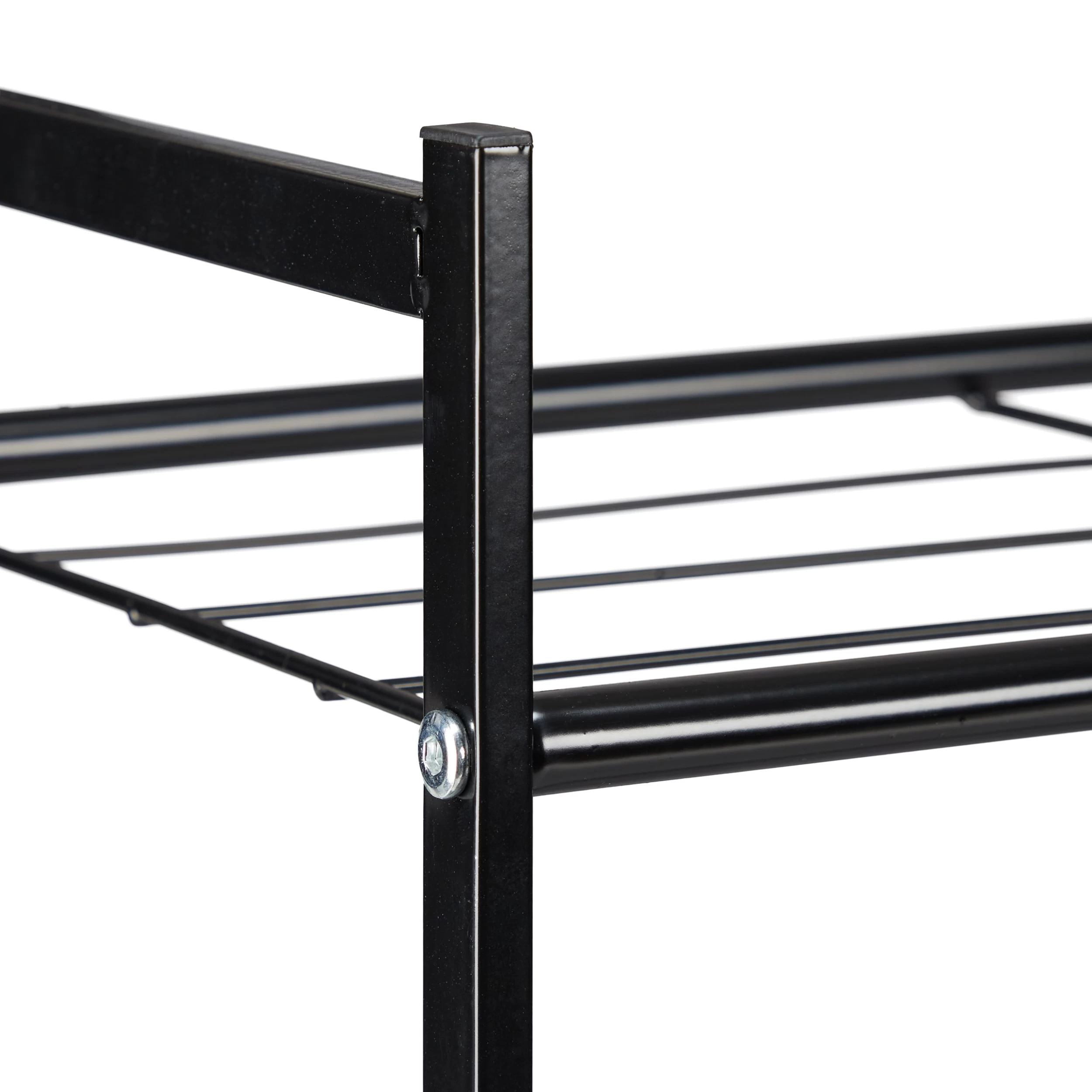 Schuhregal In Schwarz - (B)70 X (H)90 X (T)26 Cm – Bild 6