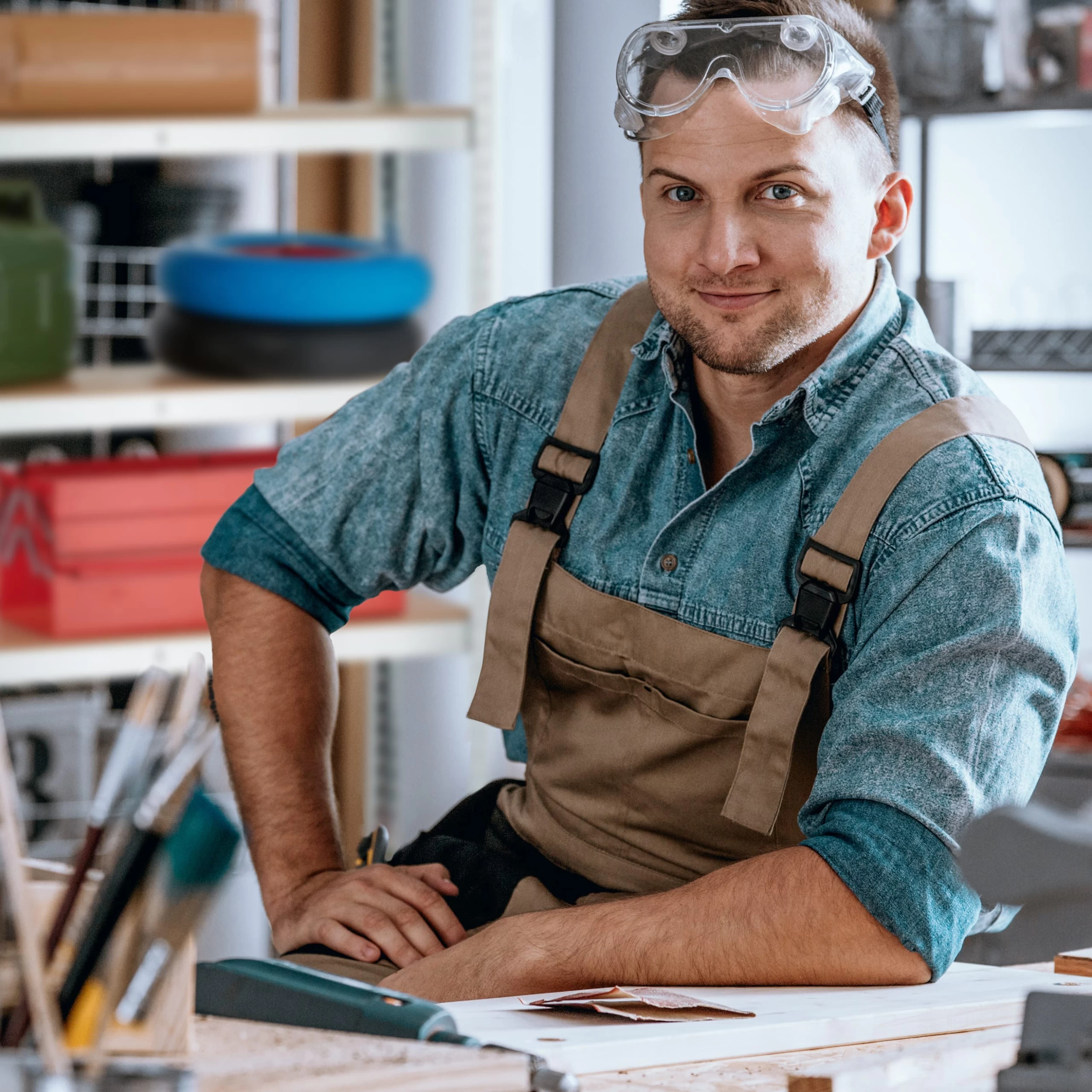 Schwerlastregal In Silber - (B)100 X (H)180 X (T)30 Cm – Bild 3