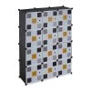 Steckregal Kleiderschrank In Schwarz - (B)110 X (H)145 X (T)37 Cm