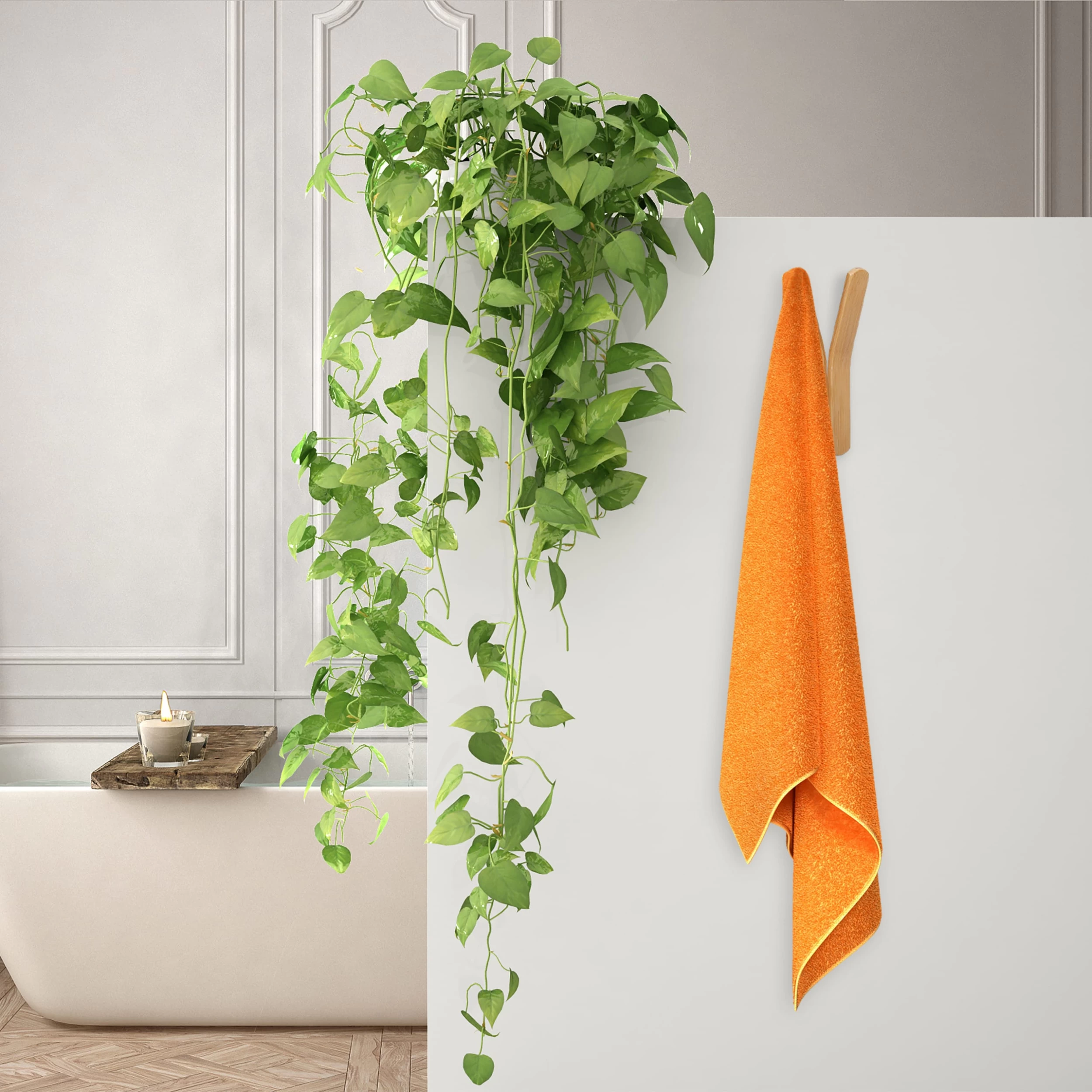 Wandhaken Doppelt In Natur – Bild 2