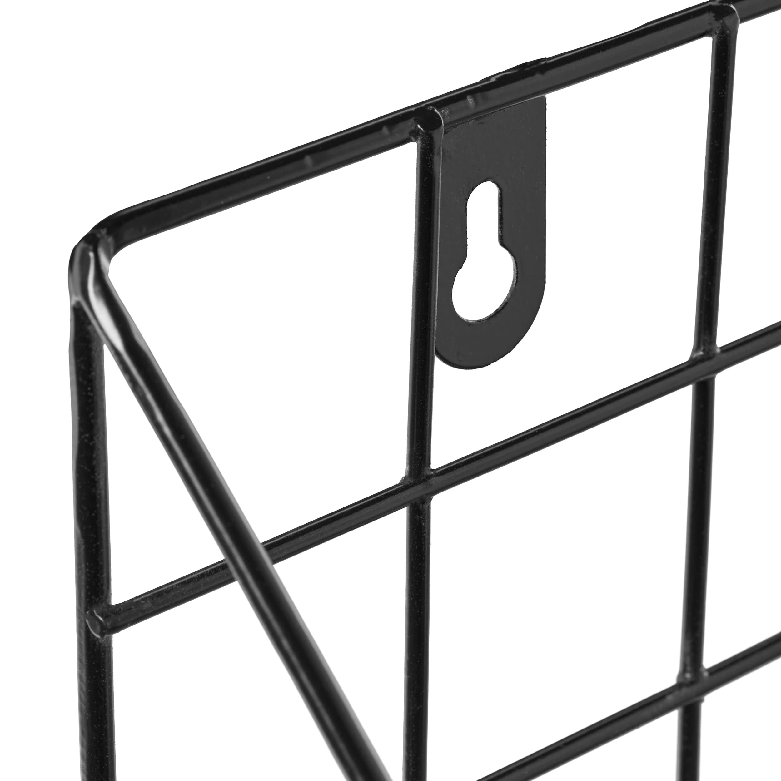 Wandregal In Schwarz/ Braun - (B)35 X (H)18 X (T)16 Cm – Bild 6