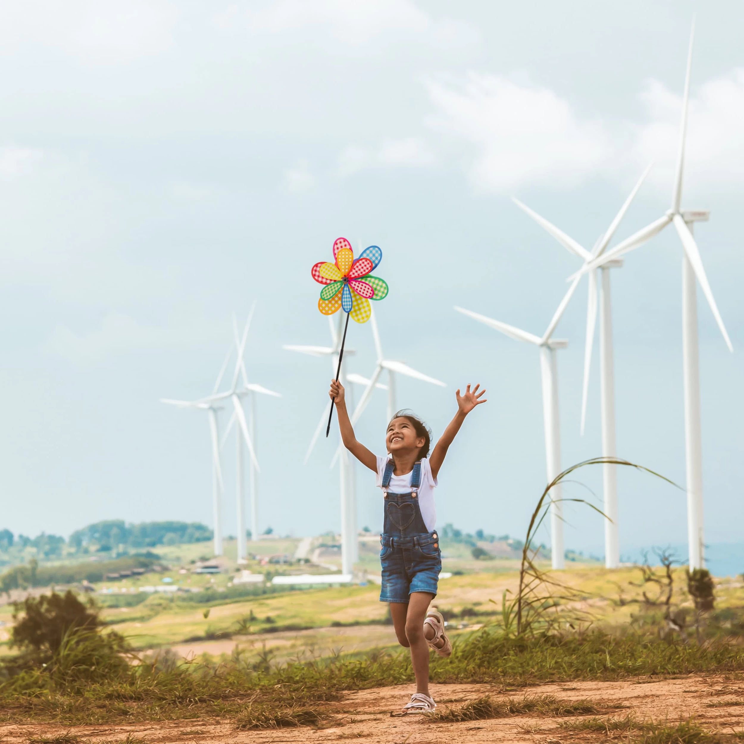 Windrad In Bunt - (B)38 X (H)86 X (T)12 Cm – Bild 3