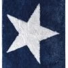 RIDDER Badezimmerteppich Star Blau-weiß