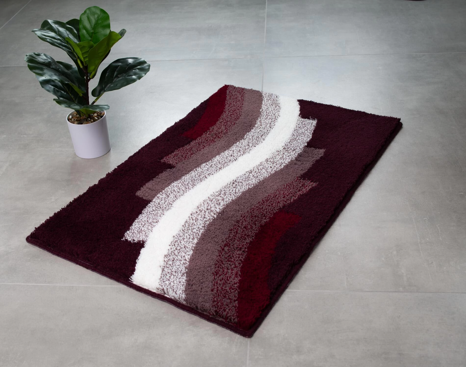 RIDDER Badezimmerteppich Streak Lila – Bild 2