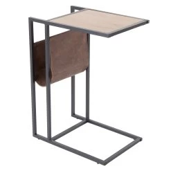 Beistelltisch LOFT In Natur / Schwarz - 48 X 65 X 33cm