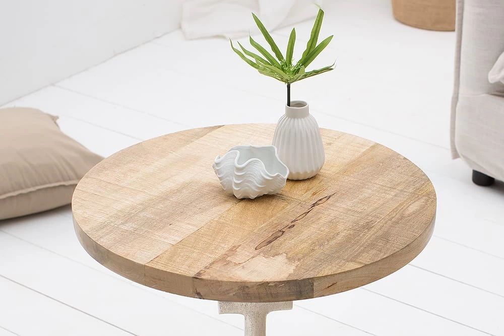 Beistelltisch SEVEN SEAS In Natur / Silber - 50 X 56 X 50cm – Bild 5