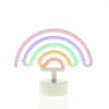 LED Neon Dekofigur Regenbogen In Bunt - H: 19cm