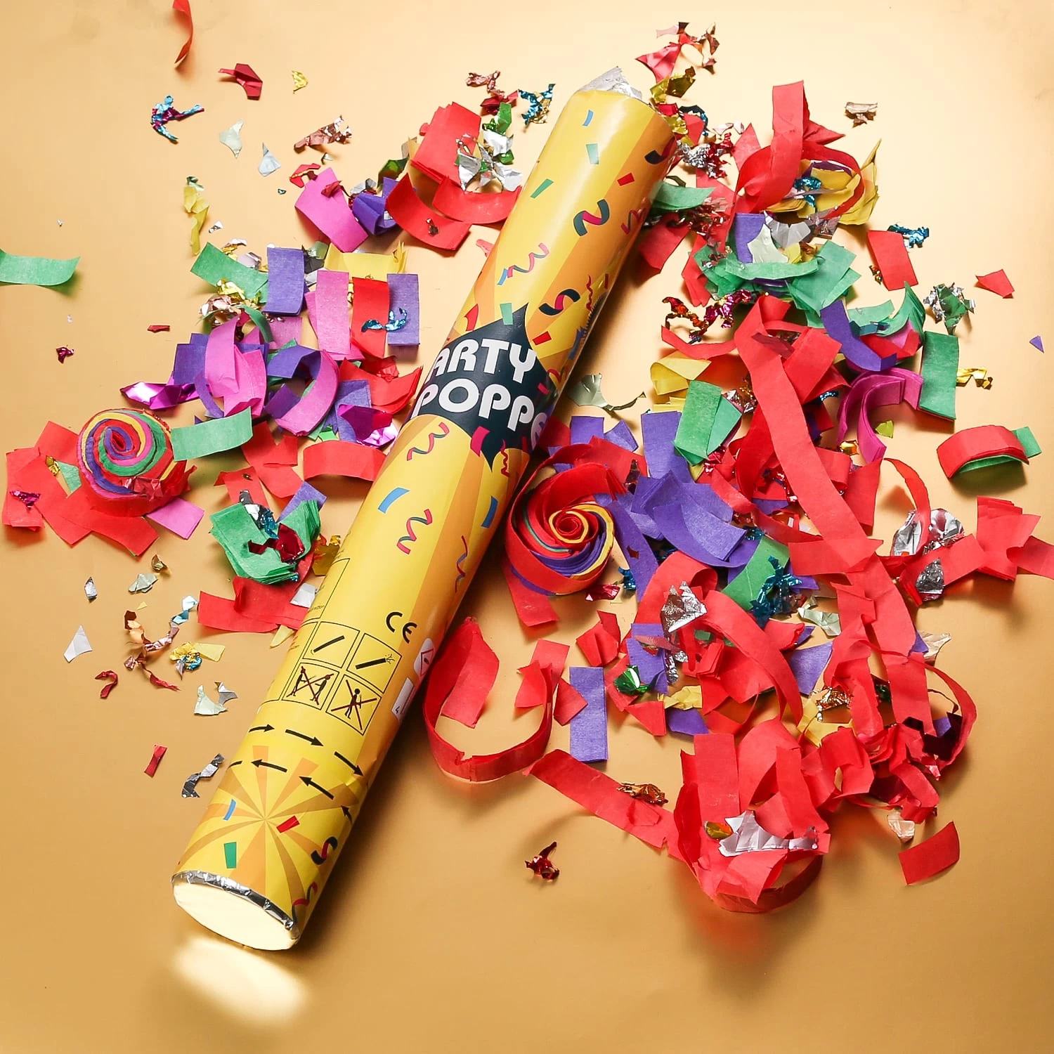 Party Popper Konfettikanone 40cm – Bild 2