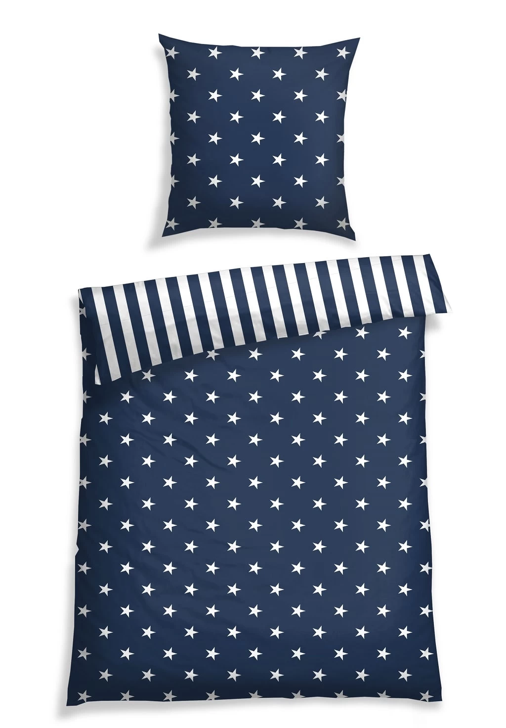 Schiesser Bettwäsche Sterne In Blau