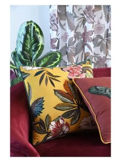 Kissen "Curiosity" In Gelb/ Bunt - (L)45 X (B)45 Cm