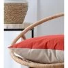 Kissen "Duo"in Rostrot/ Beige - (L)50 X (B)50 Cm
