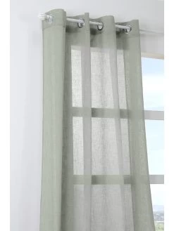 Ösengardine "Paloma" In Grün - (L)260 X (B)140 Cm