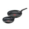 Tefal 2er-Set: Bratpfannen "Extra Cook & Clean" In Schwarz
