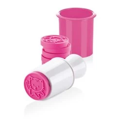 Keks-Stempel DELÍCIA, 6 Tiere In Rosa