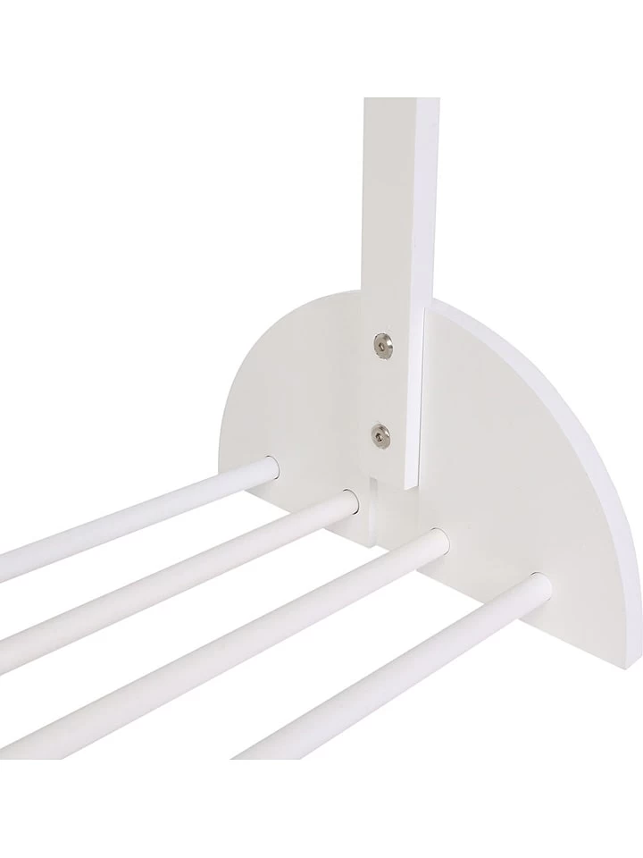 Kindergarderobe In Weiß - (B)60 X (H)121 X (T)30 Cm – Bild 3